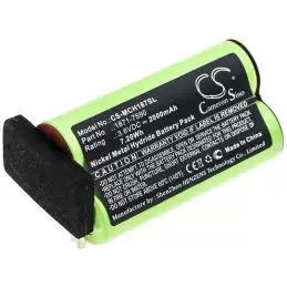 Ni-MH Battery fits Moser, Chromstyle 1871, Super Cordless 1872 Clipper 3.6V, 2000mAh