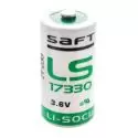 Saft LS17330 2/3A Size, 3.6V, 2.1Ah Li-SOCl Battery Saft - 9
