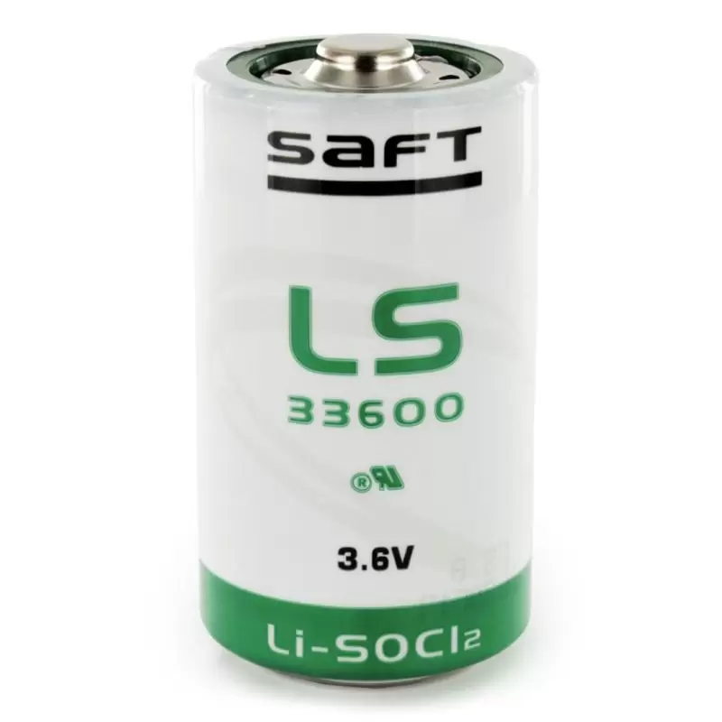 Saft LS33600 D Size, 3.6V, 17Ah Li-SOCl Battery Saft - 4