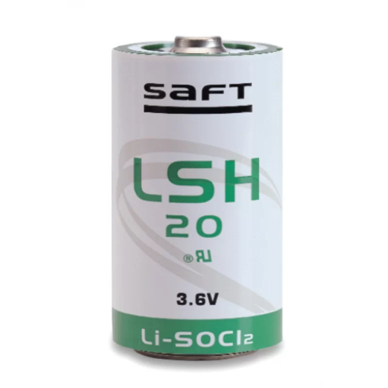 Saft LSH20 D Size, 3.6V, High Power 13Ah Li-SOCl Battery