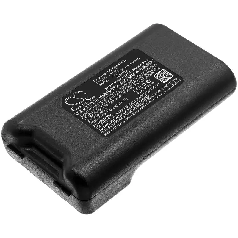 Ni-MH Battery fits Brady, 41-bp 10.8V, 1200mAh