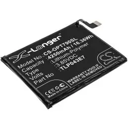 Li-Polymer Battery fits Alcatel, Tlp043e7, T-mobile, Tlp043e7 3.85V, 4250mAh