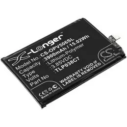 Li-Polymer Battery fits Alcatel, Tlp038c7 3.85V, 3900mAh