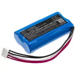 Li-ion Battery fits Philips, Inr18650-2s 7.4V, 3400mAh
