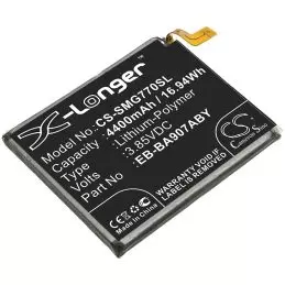 Li-Polymer Battery fits Samsung, Eb-ba907aby, Gh82-21673a 3.85V, 4400mAh