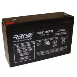 Sealed Lead Acid Battery fits 6V-12 Ah 6V, 12Ah
