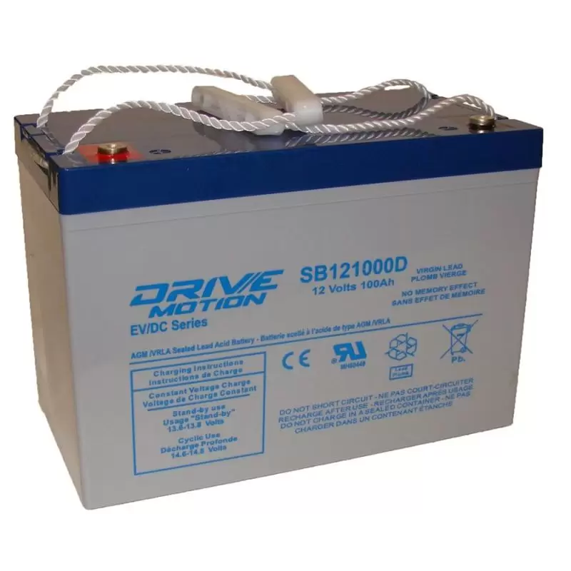 Sealed Lead Acid Battery fits 12V-100 Ah (27) 12V, 100Ah