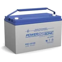 Power Sonic PDC-121100 Deep Cycle Gel Battery Replaces 12V-107.20Ah