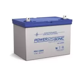 Power Sonic PDC-12800 Deep Cycle Vrla Battery Replaces 12V-80.00Ah