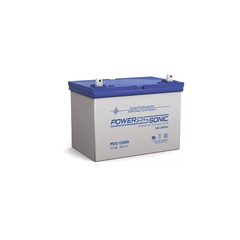 Power Sonic PDC-12800 Deep Cycle Vrla Battery Replaces 12V-80.00Ah