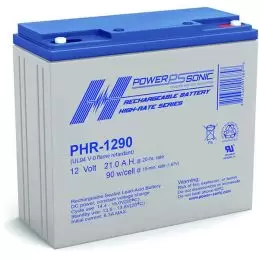 Power Sonic PHR-1290 High-rate Vrla Battery Replaces 12V-21.20Ah