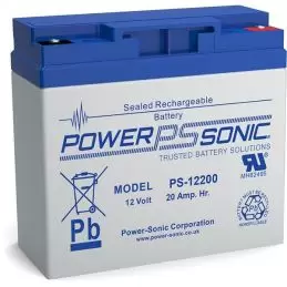 Power Sonic PS-12200 General Purpose Vrla Battery Replaces 12V-20.00Ah