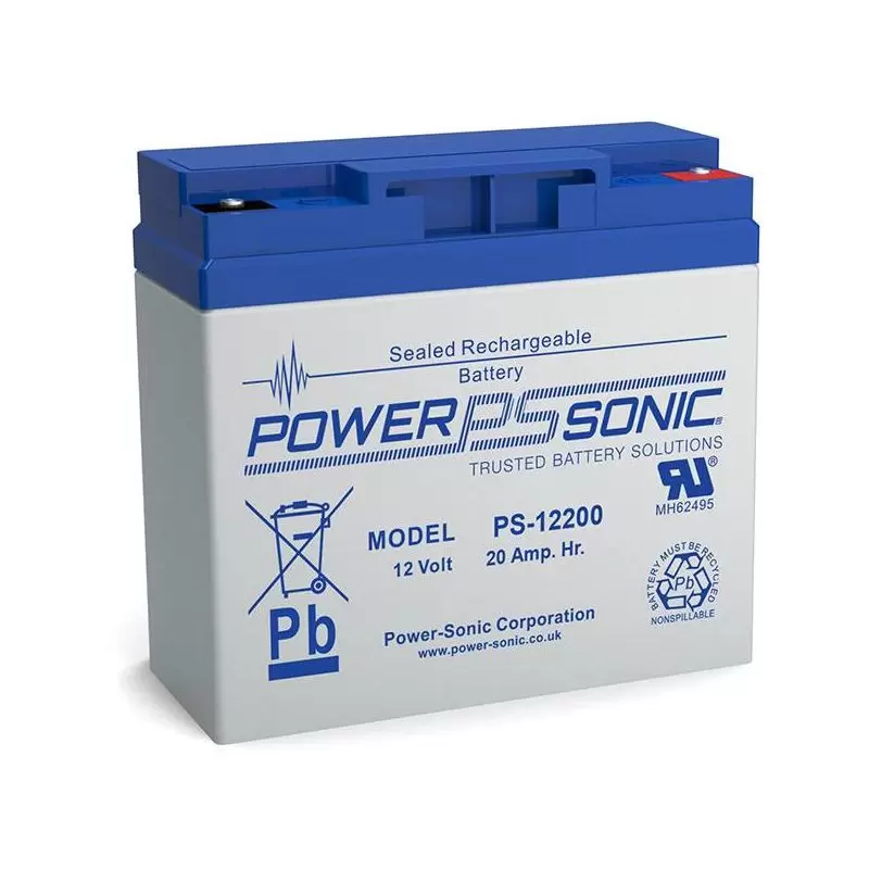 Power Sonic PS-12200 General Purpose Vrla Battery Replaces 12V-20.00Ah