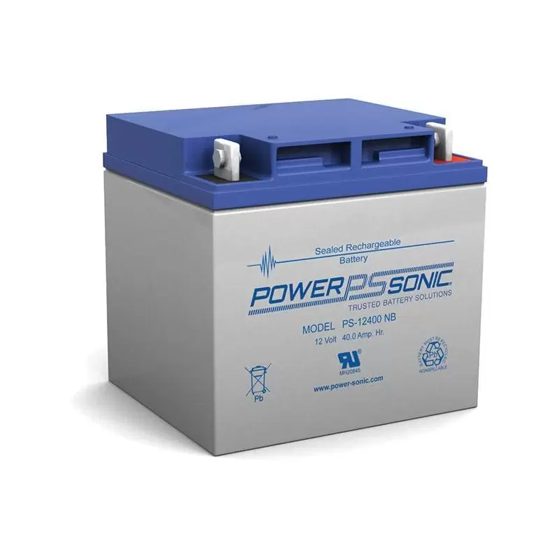 Power Sonic PS-12400 General Purpose Vrla Battery Replaces 12V-40.00Ah
