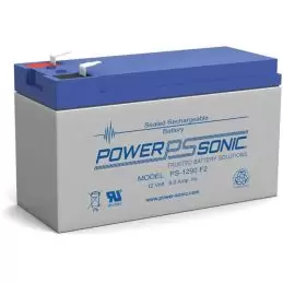 Power Sonic PS-1290 General Purpose Vrla Battery Replaces 12V-9.00Ah