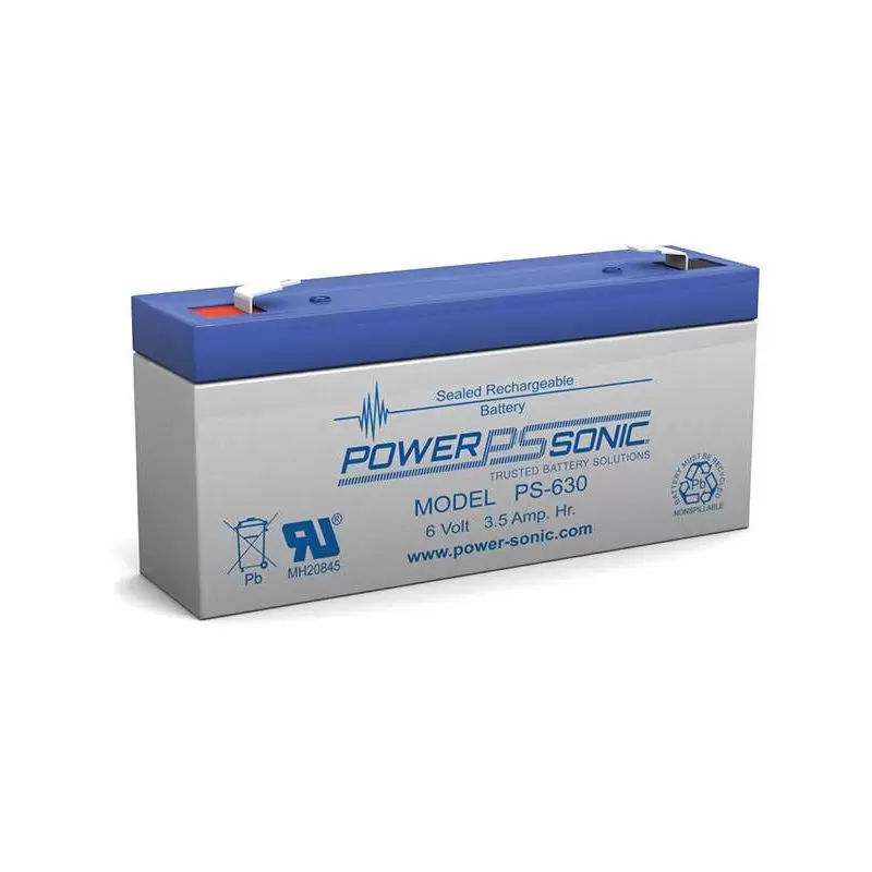 Power Sonic PS-630 General Purpose Vrla Battery Replaces 6V-3.50Ah