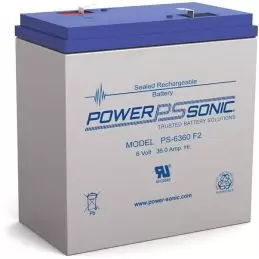Power Sonic PS-6360 General Purpose Vrla Battery Replaces 6V-36.00Ah