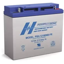 Power Sonic PSH-12180FR High-rate Vrla Battery Replaces 12V-21.00Ah