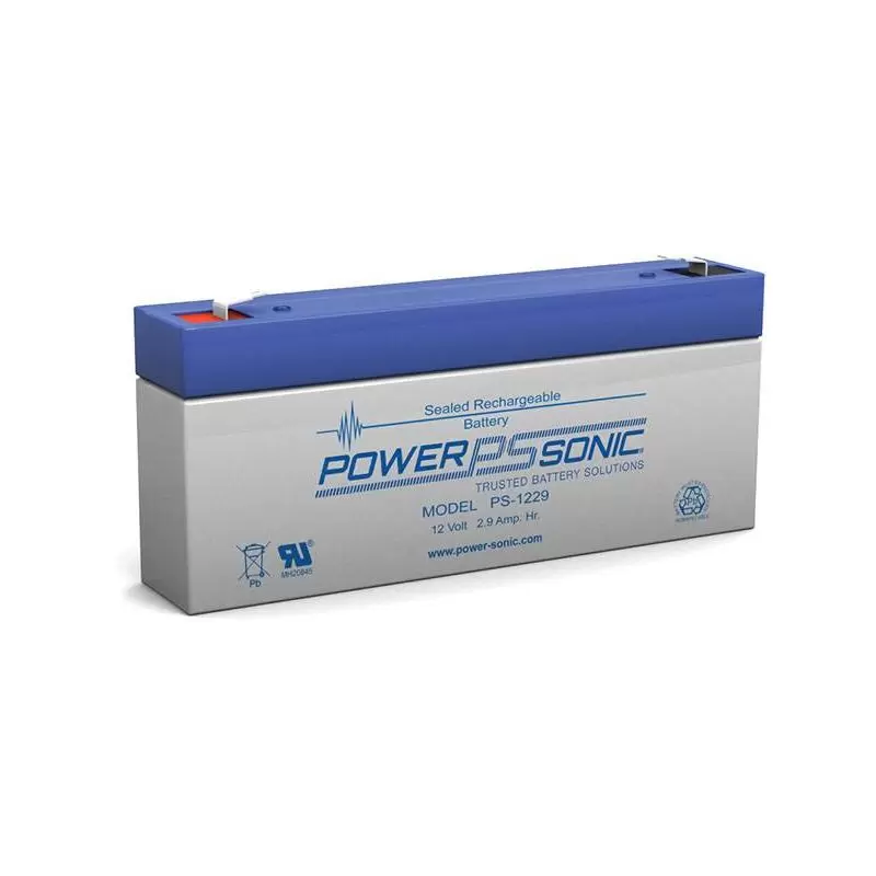 Power Sonic PS-1229 General Purpose Vrla Battery Replaces 12V-2.90Ah