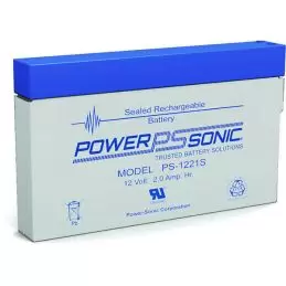 Power Sonic PS-1221S General Purpose Vrla Battery Replaces 12V-2.00Ah