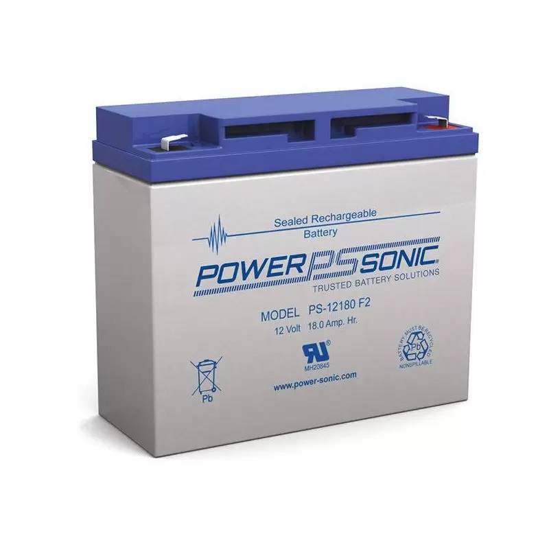 Power Sonic PS-12180 General Purpose Vrla Battery Replaces 12V-18.00Ah