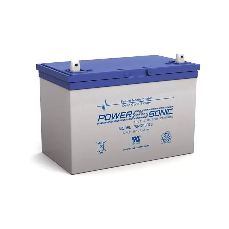 Power Sonic PS-121000 General Purpose Vrla Battery Replaces 12V-100.00Ah