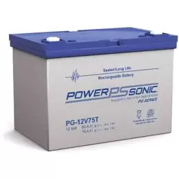 Power Sonic PG-12V75 FR Deep Cycle Vrla Battery Replaces 12V-80.00Ah