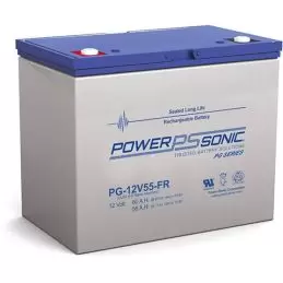 Power Sonic PG-12V60 FR Deep Cycle Vrla Battery Replaces 12V-60.00Ah
