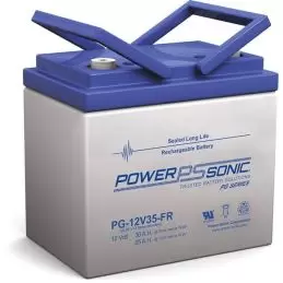 Power Sonic PG-12V35 FR Deep Cycle Vrla Battery Replaces 12V-36.00Ah