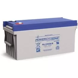 Power Sonic PG-12V220 FR Deep Cycle Vrla Battery Replaces 12V-226.00Ah
