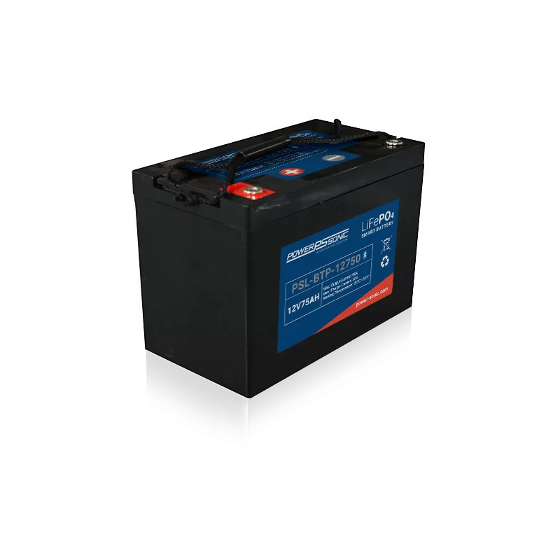 Power Sonic PSL-BTP-12750 Bluetooth Lithium Smart Battery Replaces 12.8V-75Ah