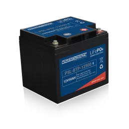 Power Sonic PSL-BTP-12500 Bluetooth Lithium Smart Battery Replaces 12.8V-50Ah