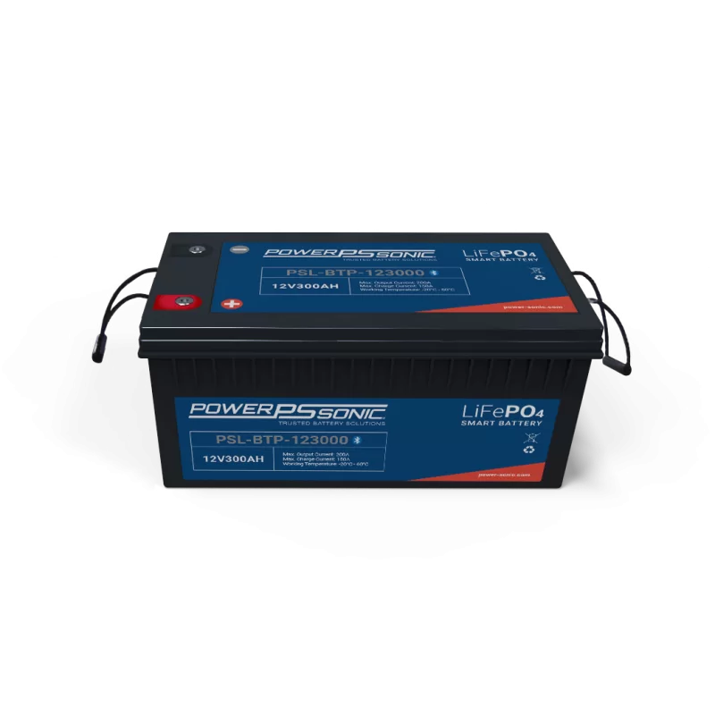 Power Sonic PSL-BTP-123000 Bluetooth Lithium Smart Battery Replaces 12.8V-300Ah
