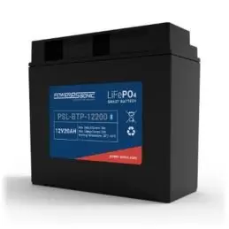 Power Sonic PSL-BTP-12200 Bluetooth Lithium Smart Battery Replaces 12.8V-20Ah