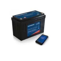 Power Sonic PSL-BTP-121000 Bluetooth Lithium Smart Battery Replaces 12.8V-100Ah