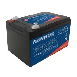 Power Sonic PSL-BTC-12120 Bluetooth Lithium Smart Battery Replaces 12.8V-12Ah
