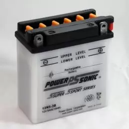 Power Sonic 12N5-3B 12V-5Ah-50 cca Powersports Battery