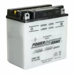 Power Sonic 12N7-3B 12V-7Ah-95 cca Powersports Battery