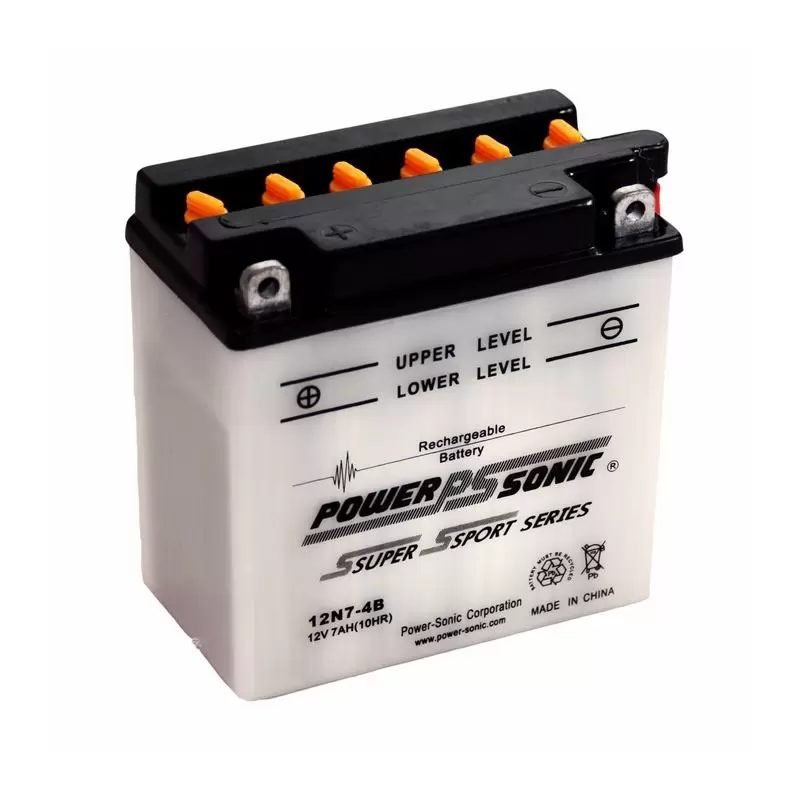 Power Sonic 12N7-4B 12V-7Ah-96 cca Powersports Battery