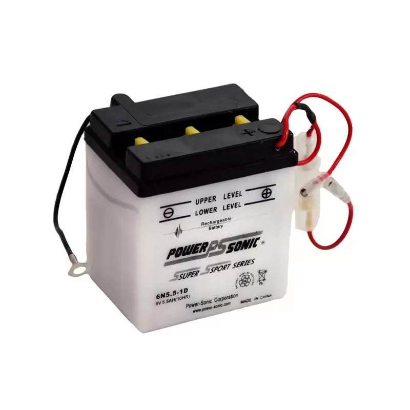 Power Sonic 6N5.5-1D 6V-5.5Ah Powersports Battery