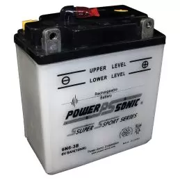 Power Sonic 6N6-3B 6V-6Ah Powersports Battery