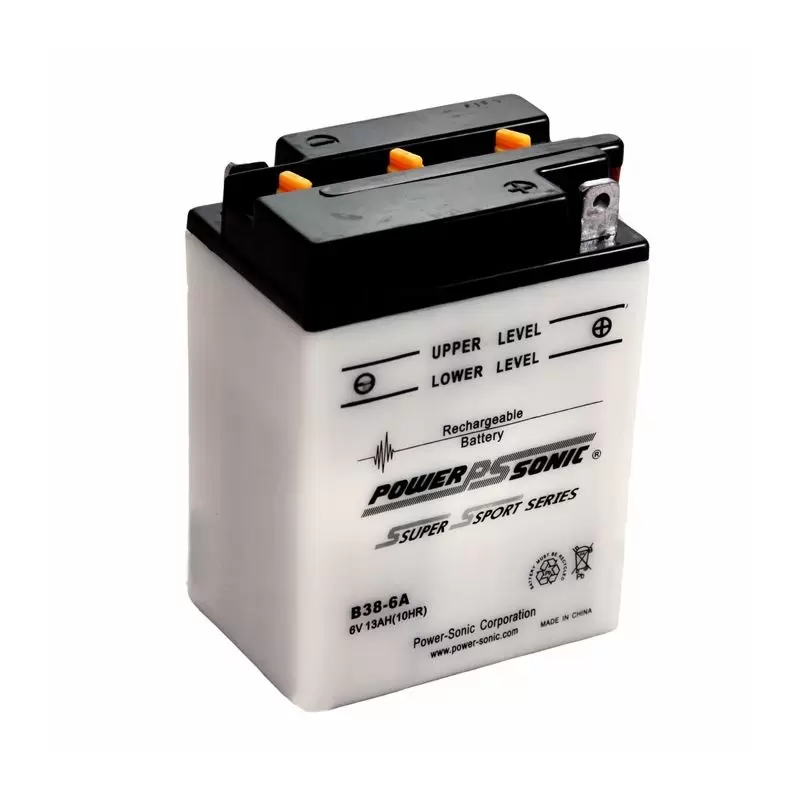 Power Sonic B38-6A 6V-13Ah Powersports Battery