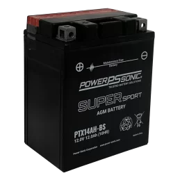 Power Sonic PTX14AH-BS 12V-12Ah-273 cca Powersports Battery