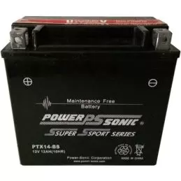 Power Sonic PTX14-BS 12V-12Ah-260 cca Powersports Battery