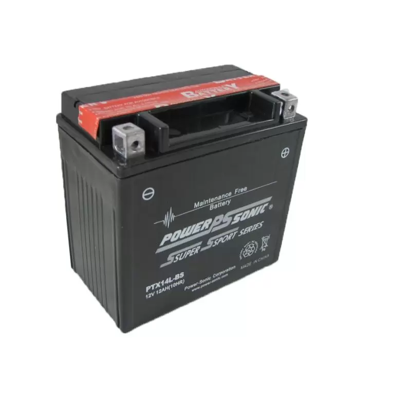Power Sonic PTX14L-BS 12V-12Ah-260 cca Powersports Battery