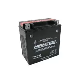 Power Sonic PTX16-BS 12V-14Ah-299 cca Powersports Battery