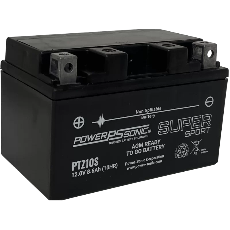 Power Sonic PTZ10S 12V-8.6Ah-205 cca Powersports Battery