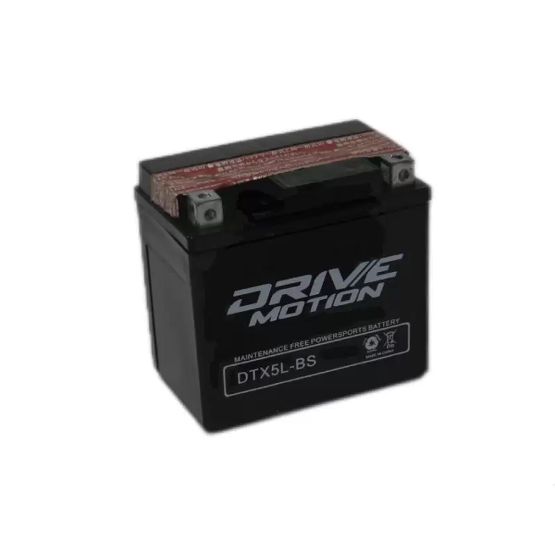 DriveMotion DTX5L-BS 12V-4Ah-105 cca Powersports Battery