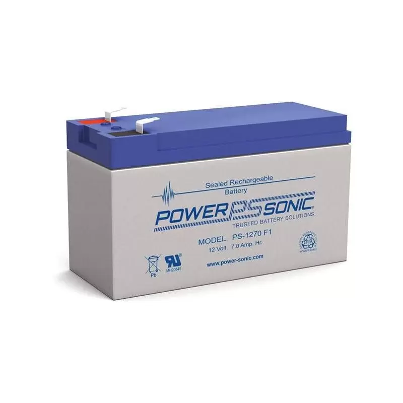 Power Sonic PS-1270 General Purpose Vrla Battery Replaces 12V 7Ah