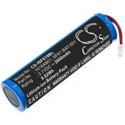 Li-ion Battery fits Intermec, Sf61, Sf61b 3.7V, 2600mAh